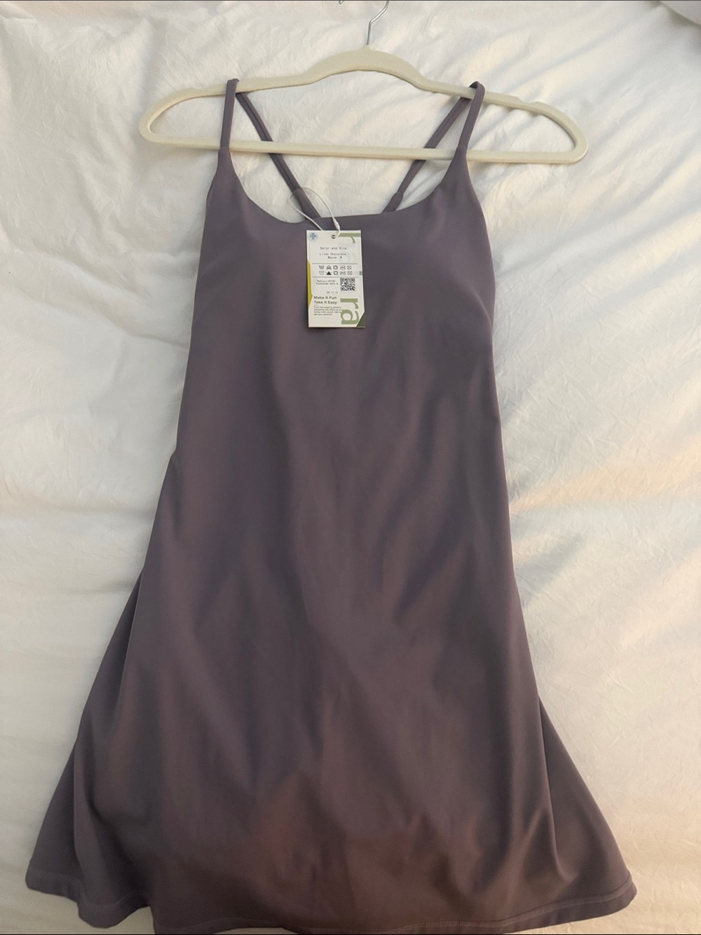 HALARA Mauve Slip Mini Dress